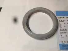 Load image into Gallery viewer, 57.7mm certified Type A 100% Natural red/brown/purple/gray Jadeite Jade bangle BG56-0312