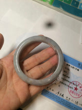 Load image into Gallery viewer, 57.7mm certified Type A 100% Natural red/brown/purple/gray Jadeite Jade bangle BG56-0312