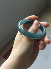 Load image into Gallery viewer, 55mm Certified Type A 100% Natural dark green/blue/gray/black Guatemala Jadeite bangle PJ141-1478