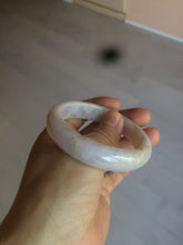 Load image into Gallery viewer, 53.8mm certificated Type A 100% Natural light purple/white/yellow Jadeite Jade bangle K112-4023