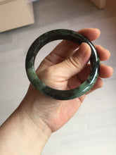 Load image into Gallery viewer, 58.5mm Certified 100% natural Type A dark green/black jadeite bangle PD30-9770