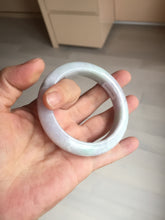 Load image into Gallery viewer, 55.4mm Certified type A 100% Natural sunny green/purple/orange(Fu LU SHOU) Jadeite bangle BN44-5132