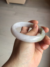 Load image into Gallery viewer, 57.5mm certified Type A 100% Natural dark green purple yellow brown white(FU LU SHOU) Jadeite Jade bangle Y159-3003