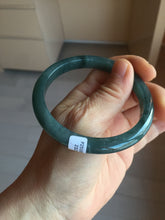 Load image into Gallery viewer, 58.8mm Certified Type A 100% Natural dark green/blue/gray/black Guatemala Jadeite bangle PD217-2323