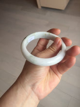 Load image into Gallery viewer, 58.8mm Certified Type A 100% Natural white/ green Jadeite Jade bangle PA3-3512 ($29.99 group)