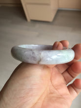 Load image into Gallery viewer, 55.4mm Certified type A 100% Natural sunny green/purple/orange(Fu LU SHOU) Jadeite bangle BN44-5132