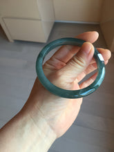 Load image into Gallery viewer, 58.8mm Certified Type A 100% Natural dark green/blue/gray/black Guatemala Jadeite bangle PD217-2323