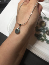 Load image into Gallery viewer, 9.8-10mm 100% natural type A blue/green/yellow/gray Guatemala Jadeite Jade small safe and sound donuts button pendant group BP61 (add-on items)