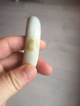 Load image into Gallery viewer, 56.5mm Certified Type A 100% Natural white/ green Jadeite Jade bangle PA4-3501 ($29.99 group)