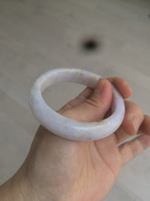 Load image into Gallery viewer, 53.8mm certificated Type A 100% Natural light purple/white/yellow Jadeite Jade bangle K112-4023