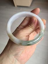 Load image into Gallery viewer, 57.5mm certified Type A 100% Natural dark green purple yellow brown white(FU LU SHOU) Jadeite Jade bangle Y159-3003
