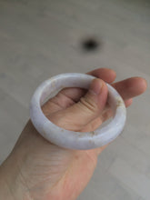 Load image into Gallery viewer, 53.8mm certificated Type A 100% Natural light purple/white/yellow Jadeite Jade bangle K112-4023