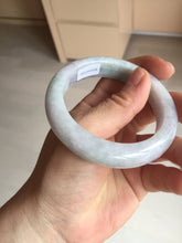 Load image into Gallery viewer, 55.4mm Certified type A 100% Natural sunny green/purple/orange(Fu LU SHOU) Jadeite bangle BN44-5132