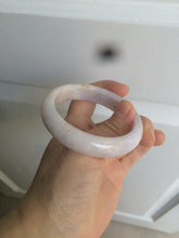 Load image into Gallery viewer, 53.8mm certificated Type A 100% Natural light purple/white/yellow Jadeite Jade bangle K112-4023