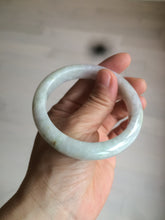 Load image into Gallery viewer, 55.5mm Certified type A 100% Natural light green/purple Jadeite bangle AZ89-1624