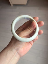 Load image into Gallery viewer, 56.5mm Certified Type A 100% Natural white/ green Jadeite Jade bangle PA4-3501 ($29.99 group)