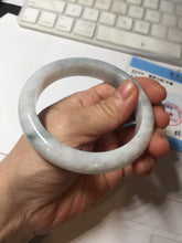 Load image into Gallery viewer, 59.8mm Certificated Type A 100% Natural White green Jadeite Jade bangle AA117-8441