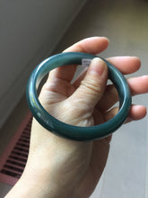 Load image into Gallery viewer, 60.6mm Certified Type A 100% Natural dark green/blue/gray/black Guatemala Jadeite bangle PJ135-1486