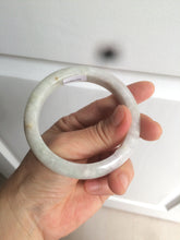 Load image into Gallery viewer, 55.5mm Certified type A 100% Natural light green/purple Jadeite bangle AZ89-1624