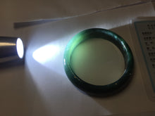 Load image into Gallery viewer, 57mm Certified Type A 100% Natural dark green/blue/gray/black Guatemala Jadeite bangle PJ137-1485