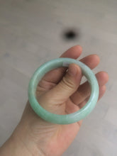 Load image into Gallery viewer, 55.7mm 100% natural Type A sunny green/brown/white jadeite jade bangle AX46-2830