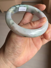 Load image into Gallery viewer, 55.6mm Certified type A 100% Natural sunny green/purple/yellow(Fu LU SHOU) Jadeite bangle BN41-5127