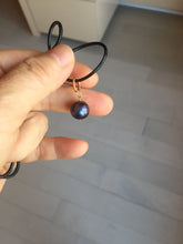 Load image into Gallery viewer, 10–10.5mm Genuine Cultured Freshwater Black Peacock Purple Pearl Pendant, High-Luster AW59 Add-On Item, Not Sold Individually