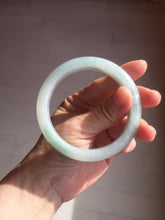 Load image into Gallery viewer, 58.5mm Certified Type A 100% Natural icy watery green/purple chubby Jadeite Jade bangle PB246-9529