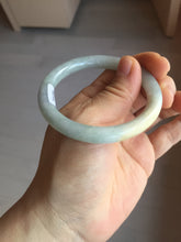 Load image into Gallery viewer, 51.5mm certified 100% natural Type A light green/blue/yellow round cut jadeite jade bangle BS12-9562