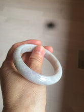 Load image into Gallery viewer, 53.2mm Certified type A 100% Natural light green/purple Jadeite bangle AZ87-1632