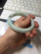 Load image into Gallery viewer, 60mm Certified Type A 100% Natural sunny green white Jadeite bangle PA262-3840