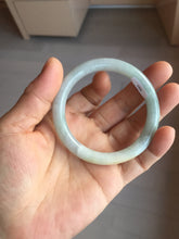 Load image into Gallery viewer, 51.5mm certified 100% natural Type A light green/blue/yellow round cut jadeite jade bangle BS12-9562