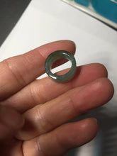 Load image into Gallery viewer, 14.3-17.3mm 100% natural type A icy watery light green jadeite jade band ring beads group BL10
