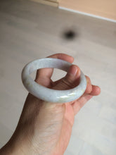 Load image into Gallery viewer, 53.2mm Certified type A 100% Natural light green/purple Jadeite bangle AZ87-1632