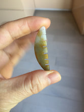 Load image into Gallery viewer, 100% Natural icy watery light green/gray Jadeite gua sha (刮痧) Jadeite jade Comb group E77 (Add on item! not sale individually)
