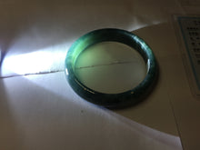 Load image into Gallery viewer, 59mm Certified Type A 100% Natural dark green/blue/gray/black Guatemala Jadeite bangle PJ139-1480