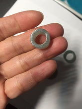 Load image into Gallery viewer, 14.3-17.3mm 100% natural type A icy watery light green jadeite jade band ring beads group BL10