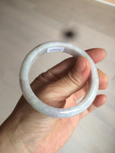 Load image into Gallery viewer, 53.2mm Certified type A 100% Natural light green/purple Jadeite bangle AZ87-1632