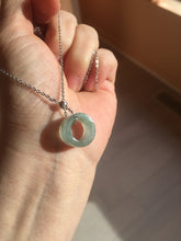 Load image into Gallery viewer, 14.3-17.3mm 100% natural type A icy watery light green jadeite jade band ring beads group BL10