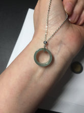 Load image into Gallery viewer, 14.3-17.3mm 100% natural type A icy watery light green jadeite jade band ring beads group BL10