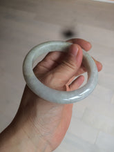 Load image into Gallery viewer, 55.6 mm Certified type A 100% Natural light green Jadeite bangle AZ86-1636