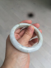 Load image into Gallery viewer, 55.6 mm Certified type A 100% Natural light green Jadeite bangle AZ86-1636