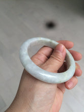 Load image into Gallery viewer, 55.6 mm Certified type A 100% Natural light green Jadeite bangle AZ86-1636