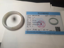 Load image into Gallery viewer, 55mm Certified type A 100% Natural green/white/purple/orange Jadeite bangle H115-6185