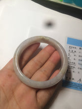 Load image into Gallery viewer, 55mm Certified type A 100% Natural green/white/purple/orange Jadeite bangle H115-6185
