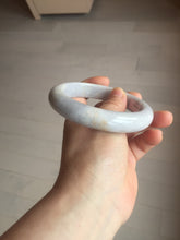 Load image into Gallery viewer, 62.5mm certified 100% natural Type A light purple/white jadeite jade bangle PA11-6113