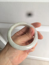 Load image into Gallery viewer, 55.6 mm Certified type A 100% Natural light green Jadeite bangle AZ86-1636