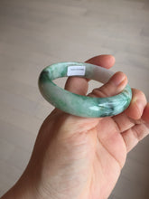 Load image into Gallery viewer, 51.5mm certified 100% natural Type A sunny green/purple/yellow(FU LU SHOU) jadeite jade bangle BK45-5080
