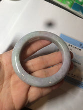 Load image into Gallery viewer, 53.5mm certified 100% natural certified yellow/green/purple (福禄寿)jadeite jade bangle AC78-1125