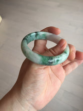 Load image into Gallery viewer, 51.5mm certified 100% natural Type A sunny green/purple/yellow(FU LU SHOU) jadeite jade bangle BK45-5080
